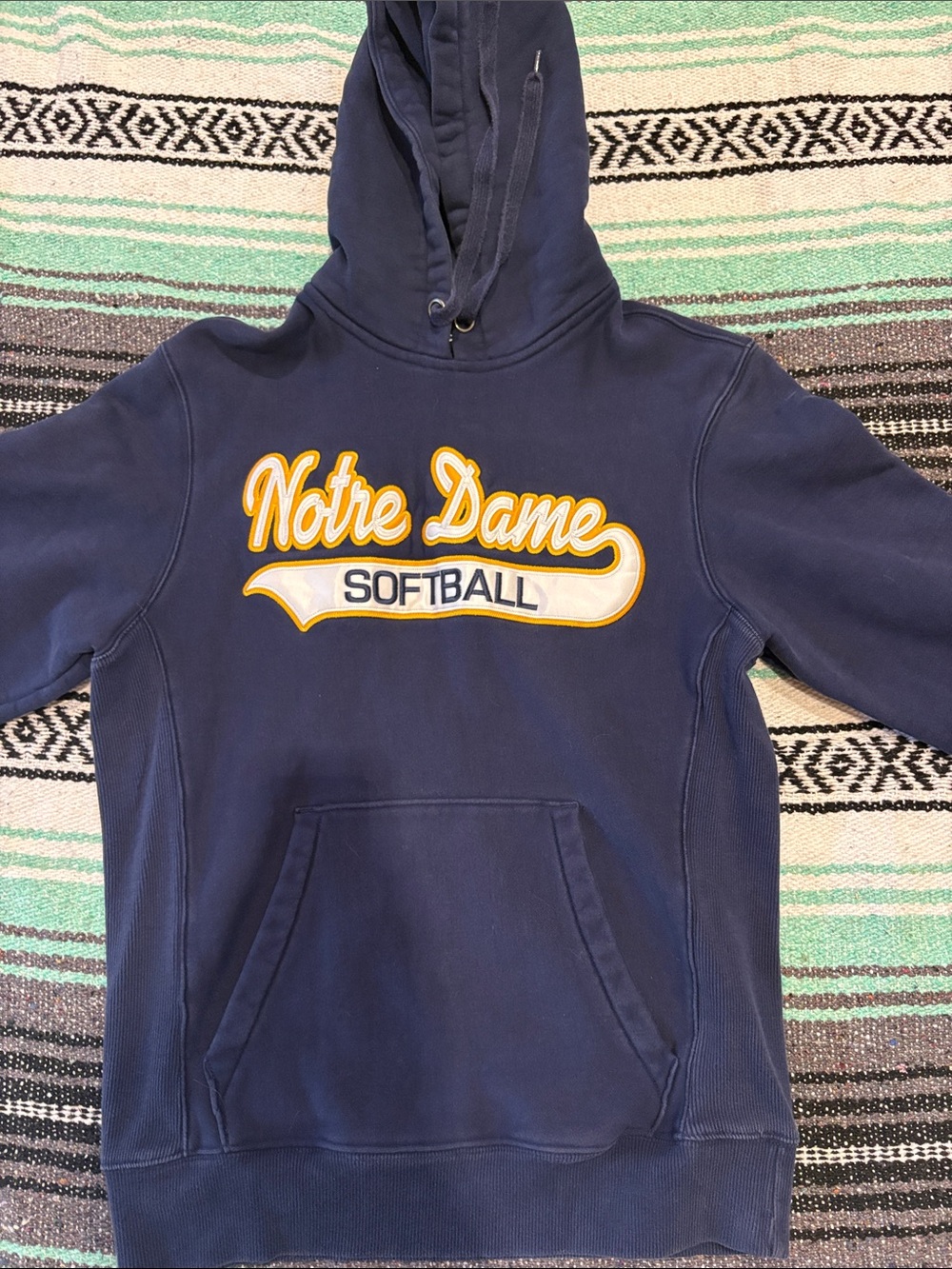 Notre Dame Softball Navy Hoodie